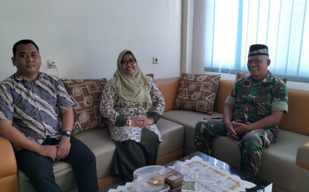 Danramil 08 Talang Silahturahmi ke SMK Pegirikan