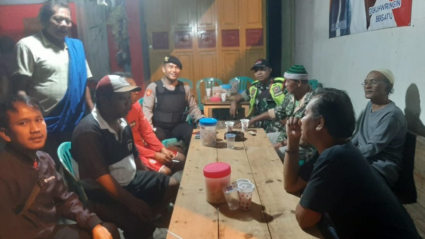 Cipta Kondisi, Babinsa dan Babinkamtibmas Laksanakan Patroli Wilayah