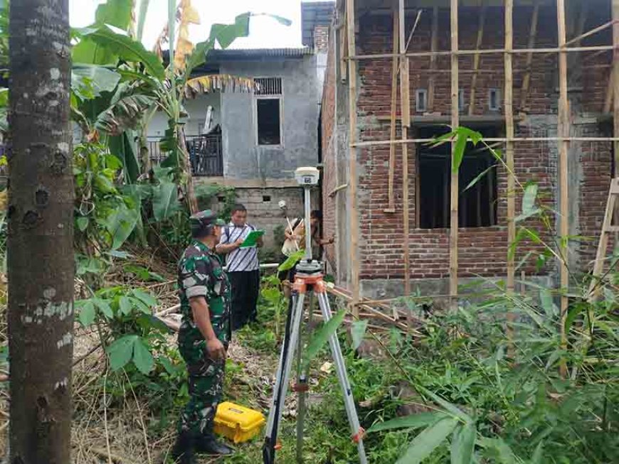 Babinsa Damping Pemetakan Ulang Tanah Aset Pemda
