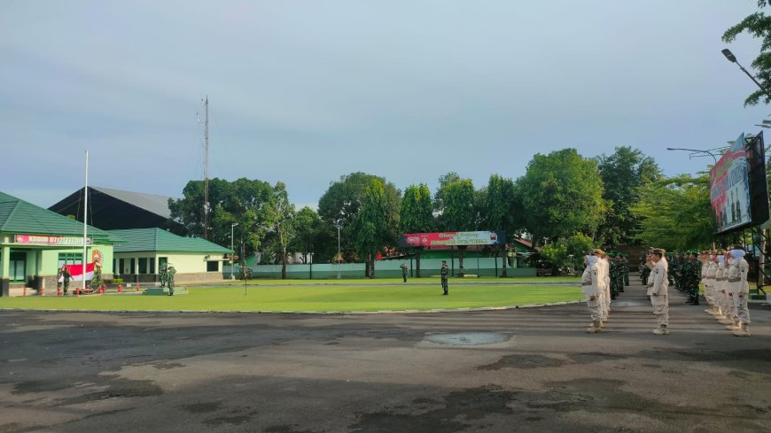 Kodim 0712 Tegal Gelar Upacara Minggu Pertama Bulan Maret