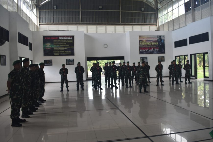 Kasdim 0712 Tegal Hadiri Pembukaan Penataran Bintal Fungsi Komando (BFK) Tingkat Pama TNI Angkatan ke-112 TA 2023