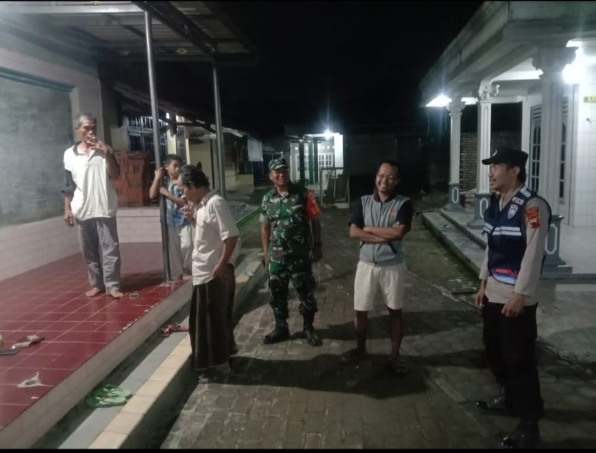 Babinsa Koramil Talang Laksanakan Patroli Sinergitas Bersama Polsek Talang