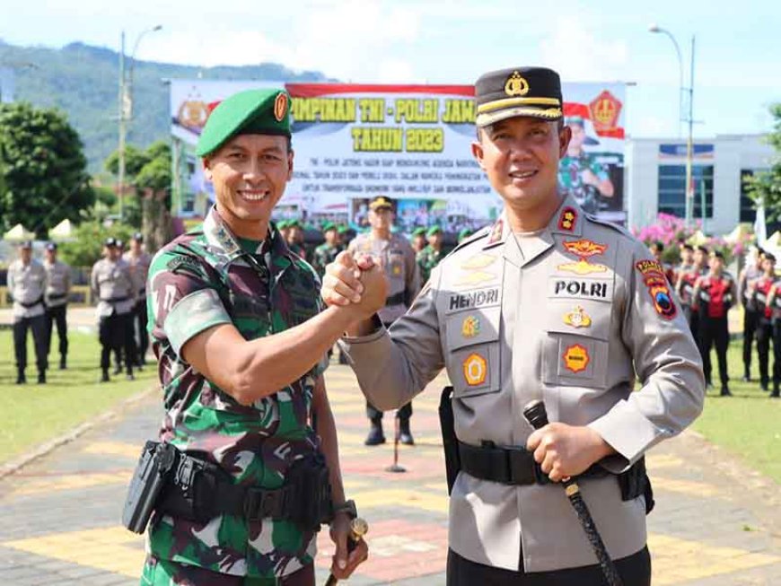 Serentak TNI-Polri Gelar Apel Jam Pimpinan, Dukung Agenda Nasional dan Pemilu 2024