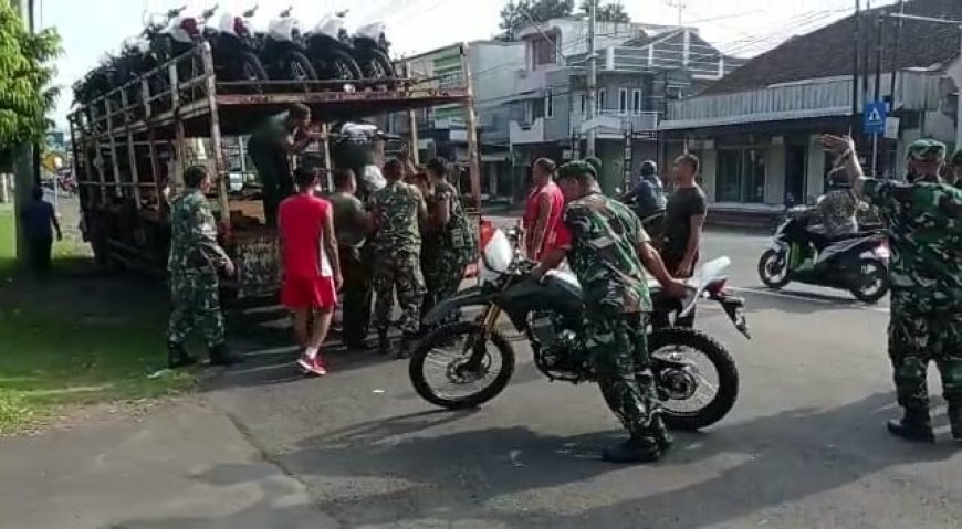 Motor Dinas Baru Dari Menhan RI Tiba di Makodim 0712 Tegal