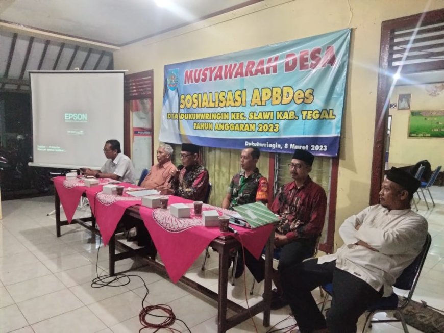 Babinsa Koramil 14 Slawi hadiri Musyawarah Desa Tahun Anggaran 2023