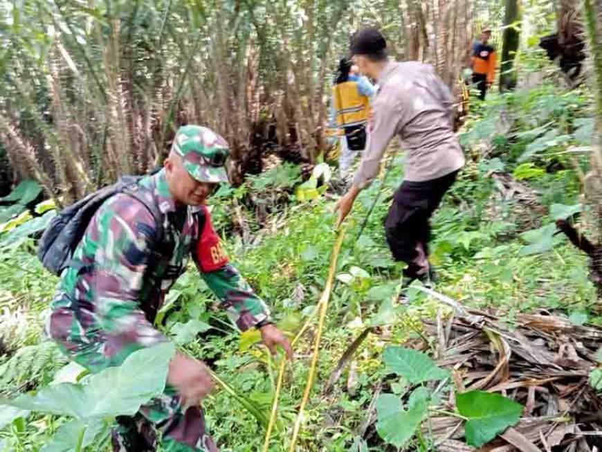Babinsa Dampingi Kegiatan Baperlitbang dalam Rangka Pengambilan Sampel Data