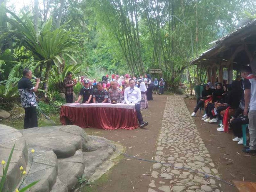 Danramil 16 Pejawaran Hadiri Kegiatan Gerakan Masyarakat Hidup Sehat