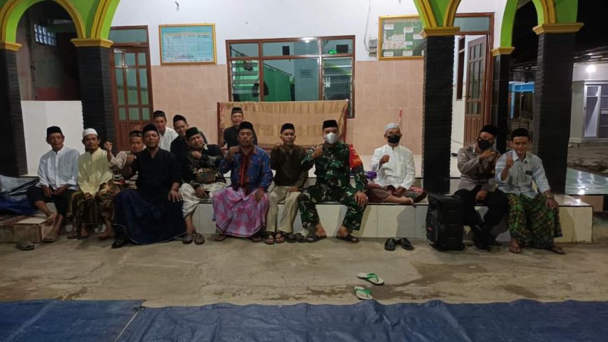 Pererat Silahturahmi Di Bulan Ramadhan, Babinsa Koramil Tegal Selatan Lakukan Komsos