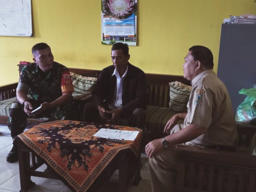 Serda Winarto Babinsa Koramil 04 Karangkobar Giat Perkenalan di Desa Paweden