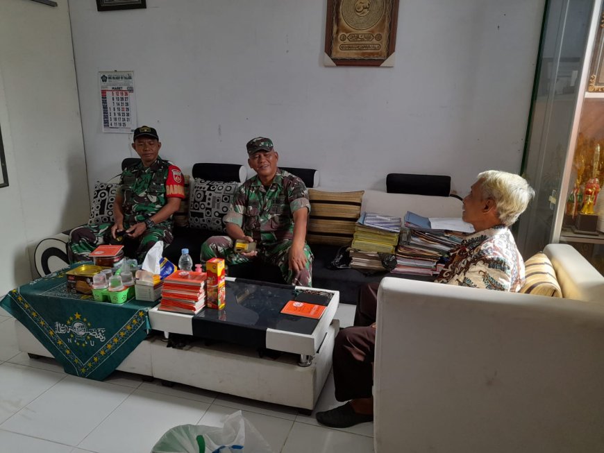 Cegah Perang Sarung, Danramil 08 Talang Melaksanakan Komsos dan Imbau Melalui Sekolah