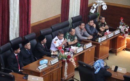 Kasdim 0712 Tegal Hadiri Rapat Paripurna DPRD Kota Tegal Dalam Rangka Hari Jadi Kota Tegal Ke-443