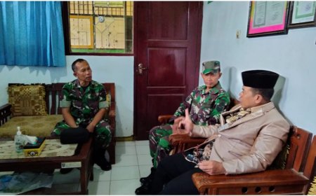 Antisipasi Perang Sarung, Danramil Bumijawa Komsos Ke SMPN 2 Bumijawa