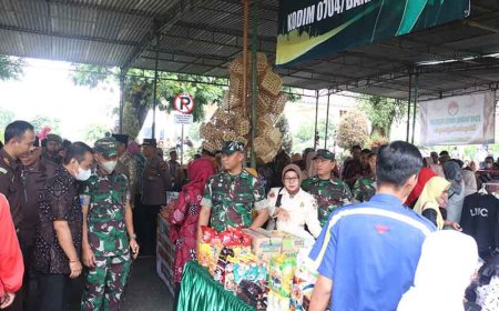 Kodim 0704 Banjarnegara juga turut berpartisipasi dengan membuka stand sendiri