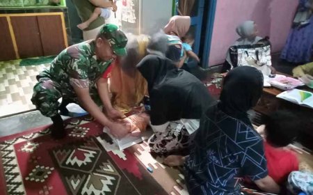 Babinsa Dampingi Kegiatan Posyandu Untuk Penurunan Angka Stunting
