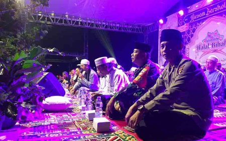 Sinergi Babinsa dan Bhabinkamtibmas Membangun Silaturahim dan Kerukunan Masyarakat melalui Halal Bi Halal