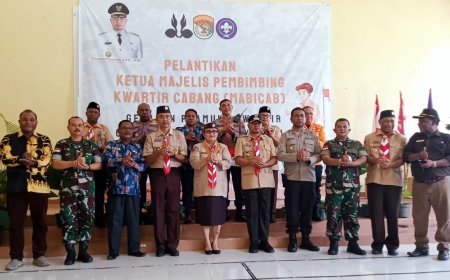Danramil Sentani Hadiri Pelantikan Ketua MABICAB Kabupaten Jayapura