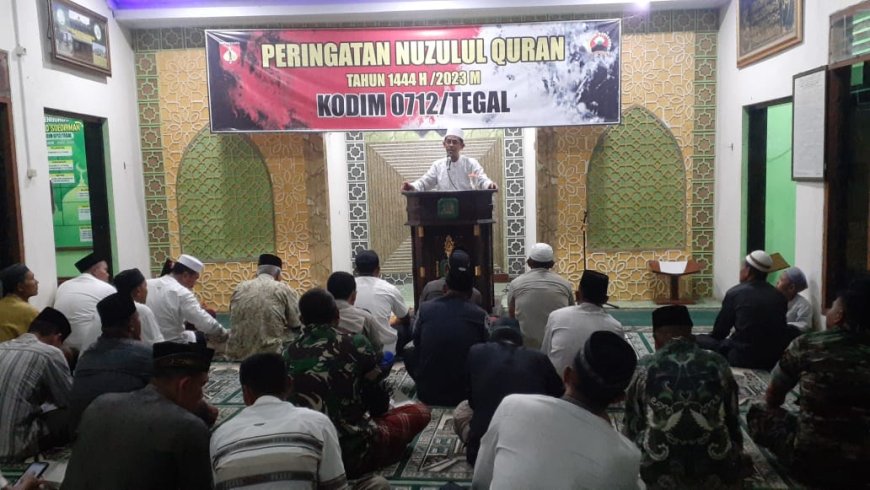 Kodim 0712 Tegal Peringati Nuzulul Qur'an 1444 H