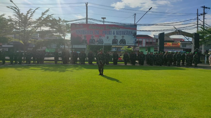Kodim 0712 Tegal Gelar Upacara Mingguan Hari Senin