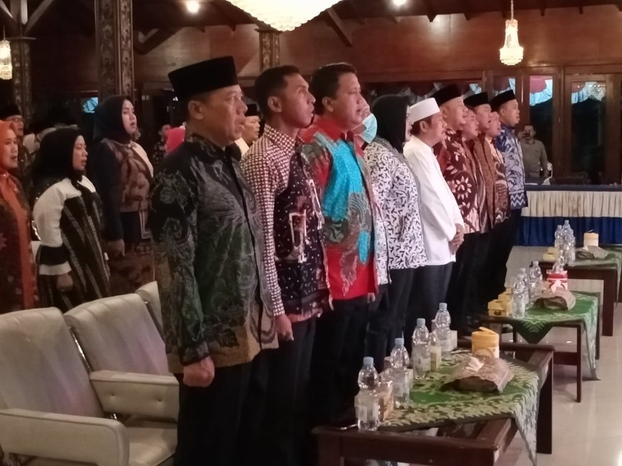 Kasdim Tegal Hadiri Malam Tasyakuran Hari Jadi Kota Tegal Ke-443 Tahun 2023