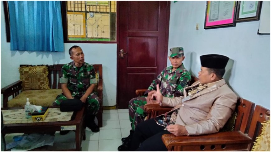 Antisipasi Perang Sarung, Danramil Bumijawa Komsos Ke SMPN 2 Bumijawa