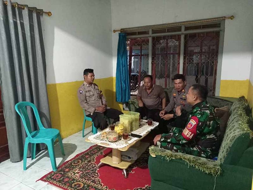 Babinsa dan Bhabinkamtibmas Karangkobar Mempererat Silaturahmi Melalui Halal Bi Halal di Hari Raya Idul Fitri