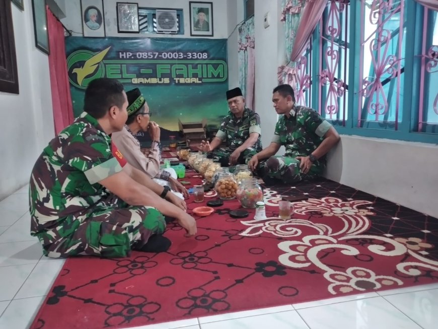 Danramil Talang Laksanakan Halal Bi Halal Silahturahmi Ke Tokoh Agama