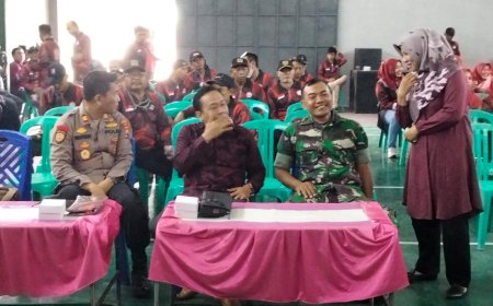 Danramil Warureja Hadiri Undangan Halal Bihalal Forum Komunikasi BPD Kecamatan