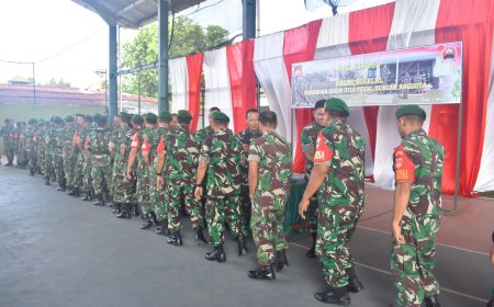 Jam Komandan Dan Halal Bihalal Kodim 0712 Tegal