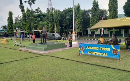 Danramil Slawi Hadiri Pembukaan Turnamen Sepak Bola Danbrigif Cup I 2023