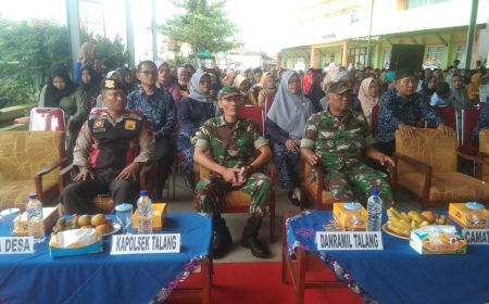 Danramil Talang Hadiri Wisuda Pelajar SMK Bhakti Praja