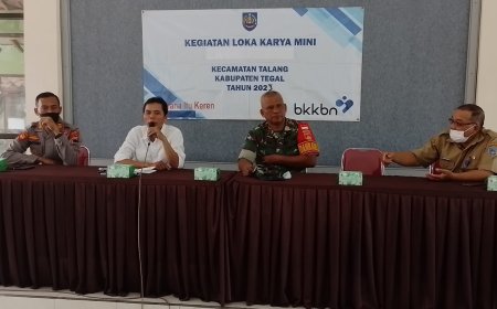 Rapat Mini Lokakarya Penurunan Stunting Di Kecamatan Talang Kabupaten Tegal