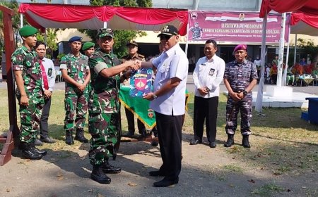 Wakili Dandim, Kasdim Tegal Hadiri Pembukaan TMMD Sengkuyung Tahap I Tahun 2023 Kota Tegal