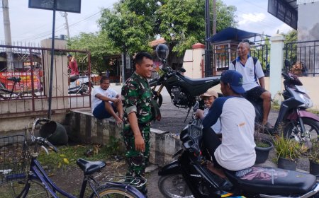 Tingkatkan Sinergitas, Babinsa Lakukan Komsos