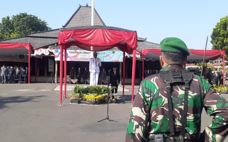 Dengan Semangat Untuk Bangkit Menuju Indonesia Emas 2045, Dandim 0712 Tegal Hadiri Upacara Hari Kebangkitan Nasional Ke-115