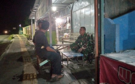 Komsos Adalah Senjata Pamungkas Seorang Babinsa Untuk Bersilaturahmi