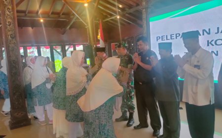 Kasdim Tegal Hadiri Acara Pelepasan Jamaah Calon Haji Kota Tegal Tahun 2023