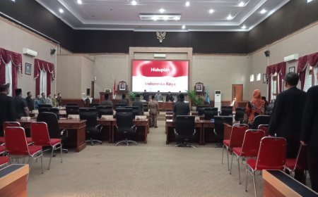 Kasdim Hadiri Rapat Paripurna DPRD Kota Tegal