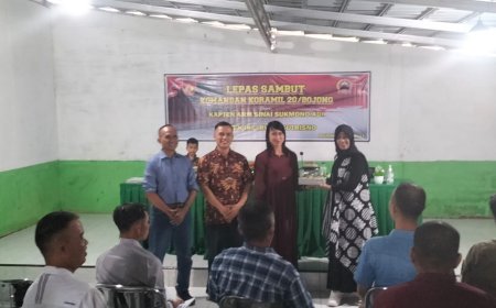 Pisah Sambut Danramil 20 Bojong Kodim 0712 Tegal Berlangsung Khidmat dan Semangat