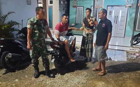 Wujudkan Kemanungalan TNI-Rakyat, Babinsa Tegal Laksanakan Komsos