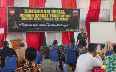 Kodim Tegal Gelar Komunikasi Sosial Dengan Aparat Pemerintah