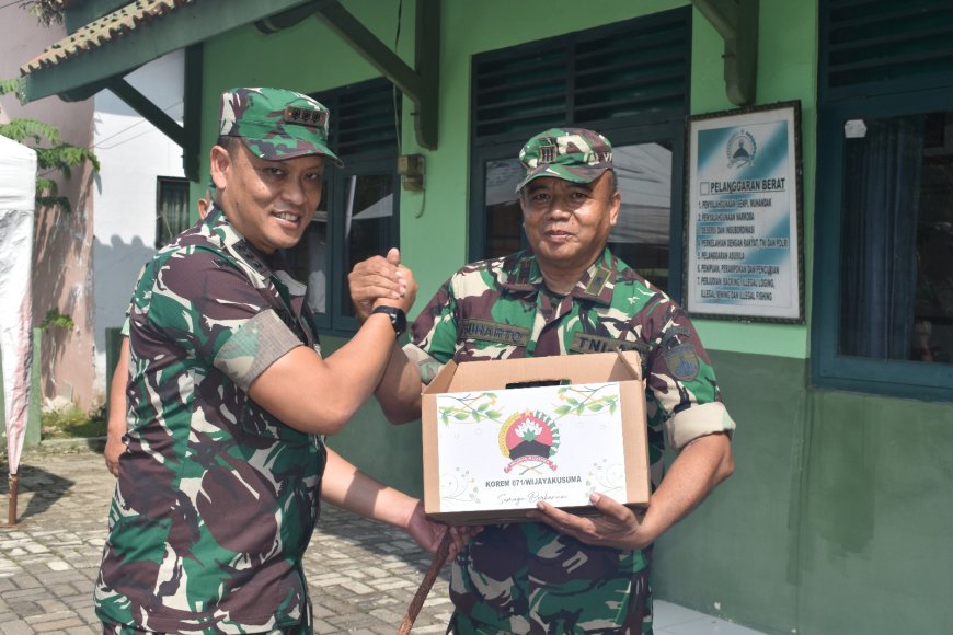 Danrem 071 Wijayakusuma Kunjungan Ke Wilayah Kodim Tegal