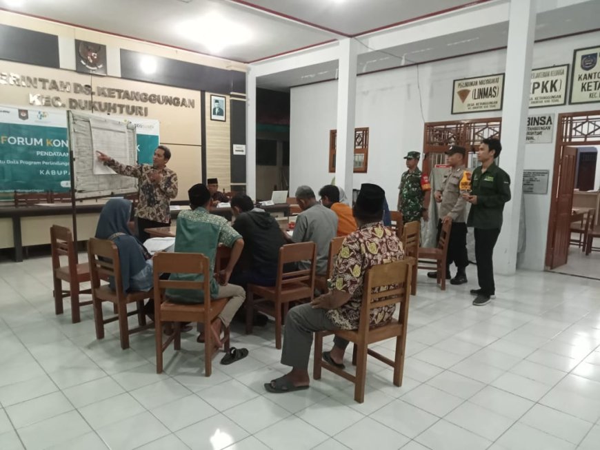 Babinsa Tegal Hadiri Forum Konsultasi Publik Regsosek Tahun 2023