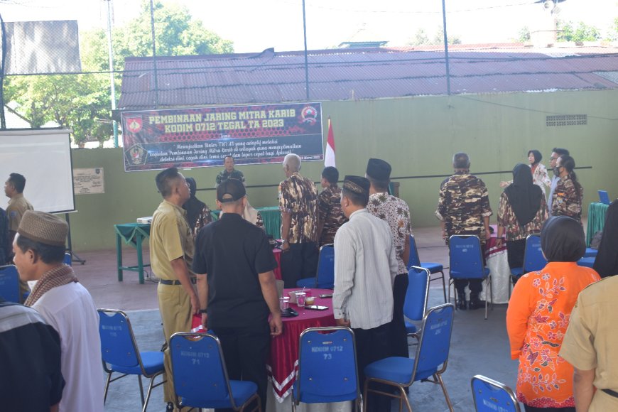 Pembinaan Jaring Mitra Karib Kodim Tegal