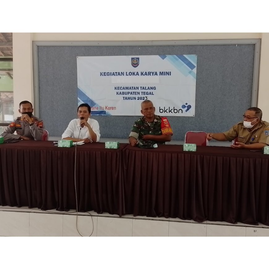 Rapat Mini Lokakarya Penurunan Stunting Di Kecamatan Talang Kabupaten Tegal
