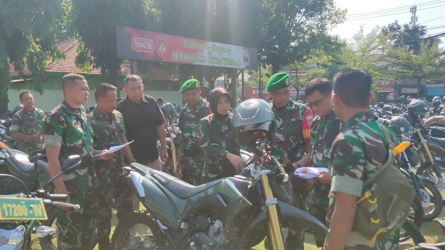 Kodim 0712 Tegal Terima Tim Verifikasi Sertijab Dandim