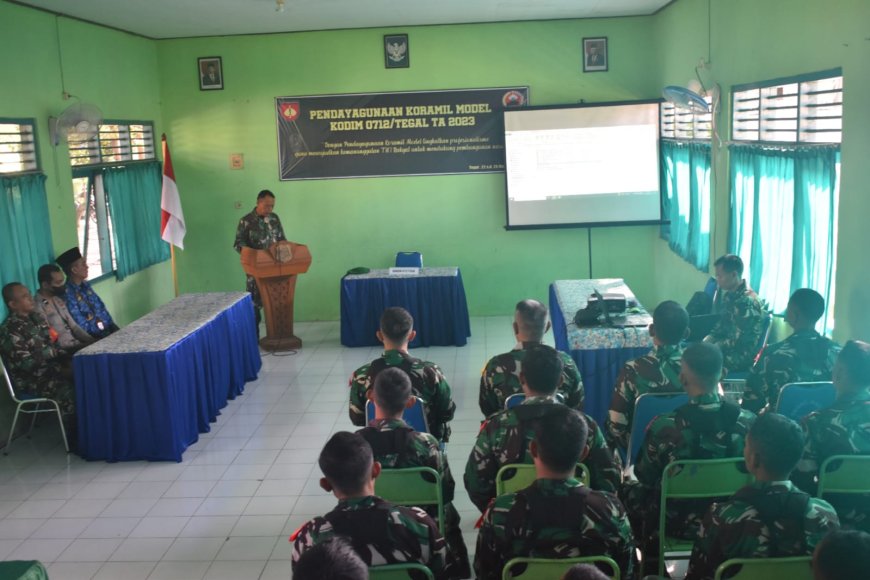 Pemberdayaan Koramil Model di Kodim 0712 Tegal Resmi Dibuka