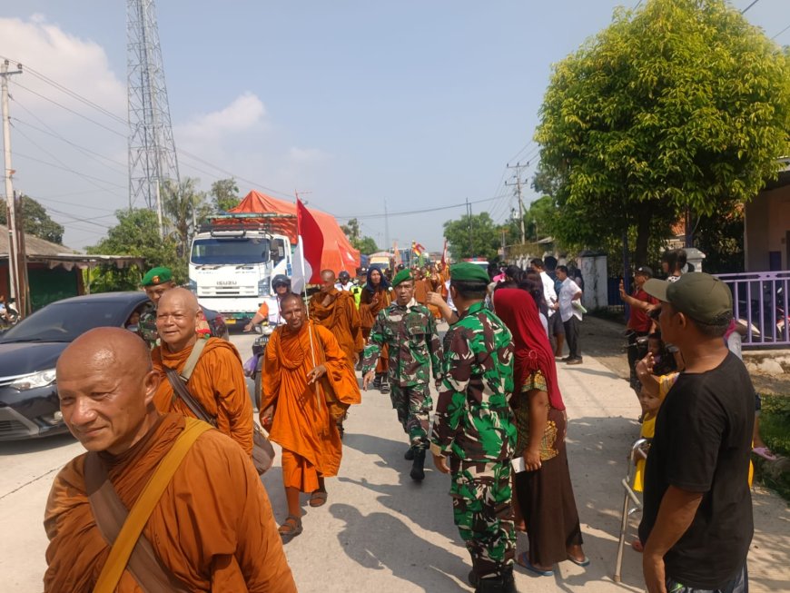 Pa Sandi Kodim Tegal Kawal Ritual Thudong