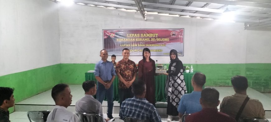 Pisah Sambut Danramil 20 Bojong Kodim 0712 Tegal Berlangsung Khidmat dan Semangat