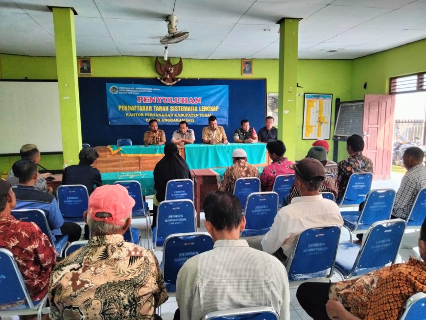 Babinsa Lebaksiu Dampingi Penyuluhan Pendaftaran PTSL
