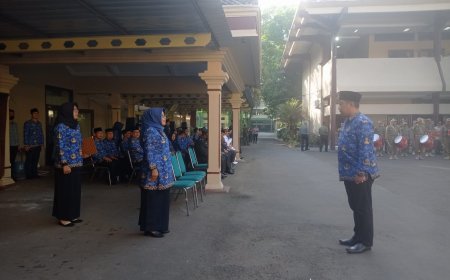 Kasdim Tegal Ikuti Upacara Peringatan Hari Lahir Pancasila Tahun 2023 Tingkat Kabupaten Tegal